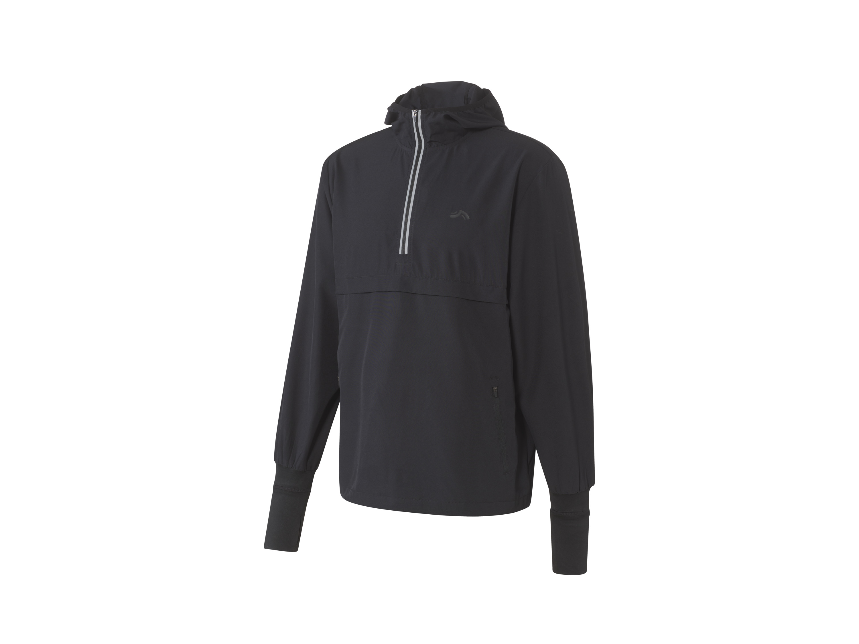 CRIVIT Veste coupe-vent homme (S, noir)