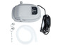 Pompe de piscine Bestway avec tuyau et accessoires.