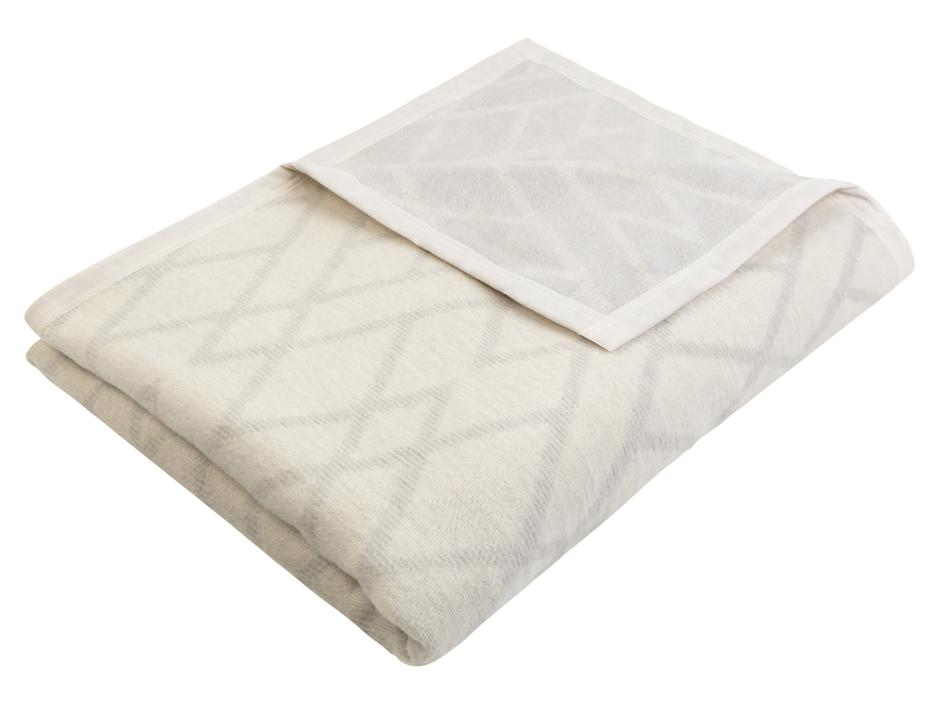 LIVARNO home Plaid, 150 x 200 cm (formes blanches)