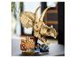 Crâne de Triceratops Lego Jurassic World avec figurine et site de fouilles.