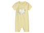 Combinaison bébé jaune avec un motif adorable de mouton