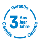 Sceau de garantie de 3 ans