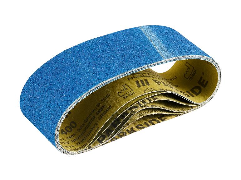 Une bande abrasive Delta-Sport, grain 400.