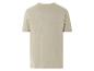 T-shirt beige à manches courtes, vue arrière.