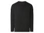 T-shirt noir à manches longues pour homme avec boutons au col