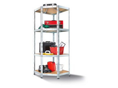 PARKSIDE® Rayonnage d'angle, 4 étagères, 70 x 70 x 180 x 40 cm