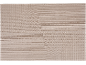 Texture murale avec un motif géométrique de lignes droites et courbes dans des tons beiges.