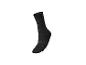 Chaussette de sport noire avec motif texturé et logo sur le revers