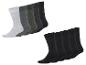 Chaussettes pour hommes : six paires de couleurs assorties et six paires noires.