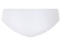Bas de bikini blanc.