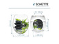 Abattant de toilettes avec un design zen et des dimensions.