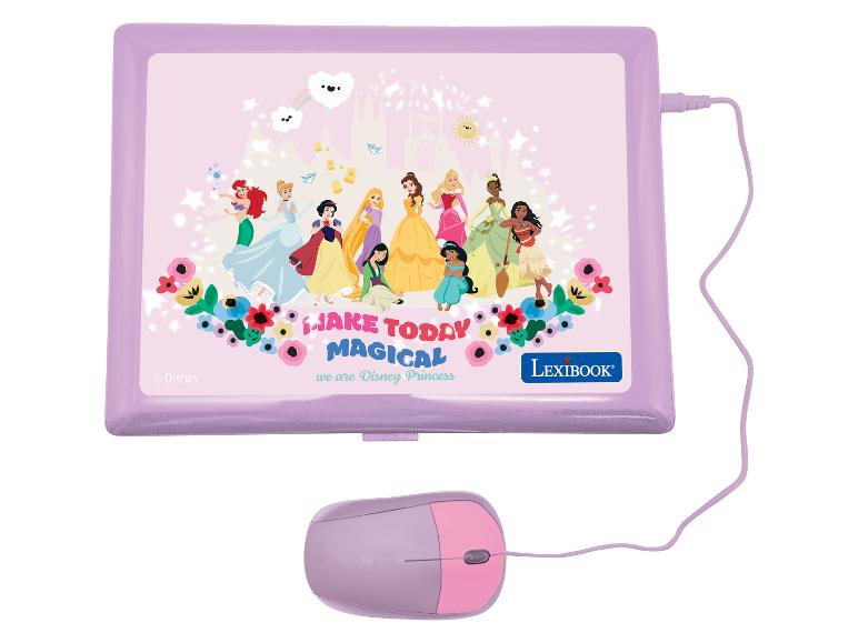 Tablette et souris Lexibook sur le thème des Princesses Disney.