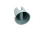 Support en plastique bleu clair pour ustensiles de cuisine ou bouteilles, avec ouverture supérieure