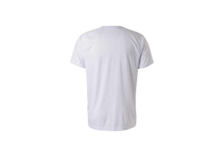 T-shirt de sport blanc à manches courtes, vue arrière