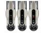 Trois aspirateurs SilverCrest avec différents modes : Eco, Auto et Boost.