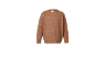 Pull en maille marron pour enfant
