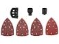 Plaquettes abrasives et accessoires pour ponceuse.