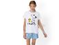 T-shirt et shorts Peanuts : Snoopy et Woodstock.