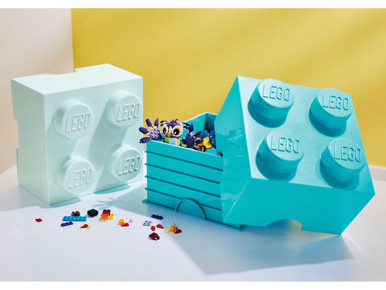 Aller en mode plein écran : LEGO Lot de 2 briques de rangement empilables - Image 8