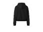 Sweat-shirt à capuche noir.