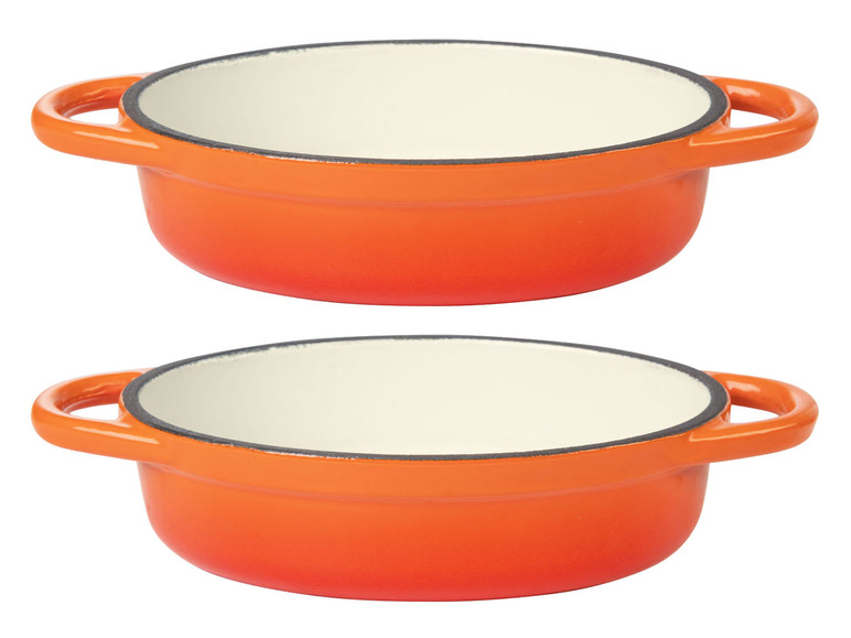Aller en mode plein écran : Lot de 2 mini-plats à four en fonte, 14,5 x 10 cm - Image 10