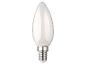 Ampoule LED mate en forme de bougie avec culot E14
