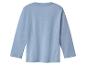 T-shirt enfant à manches longues bleu clair, vue de dos
