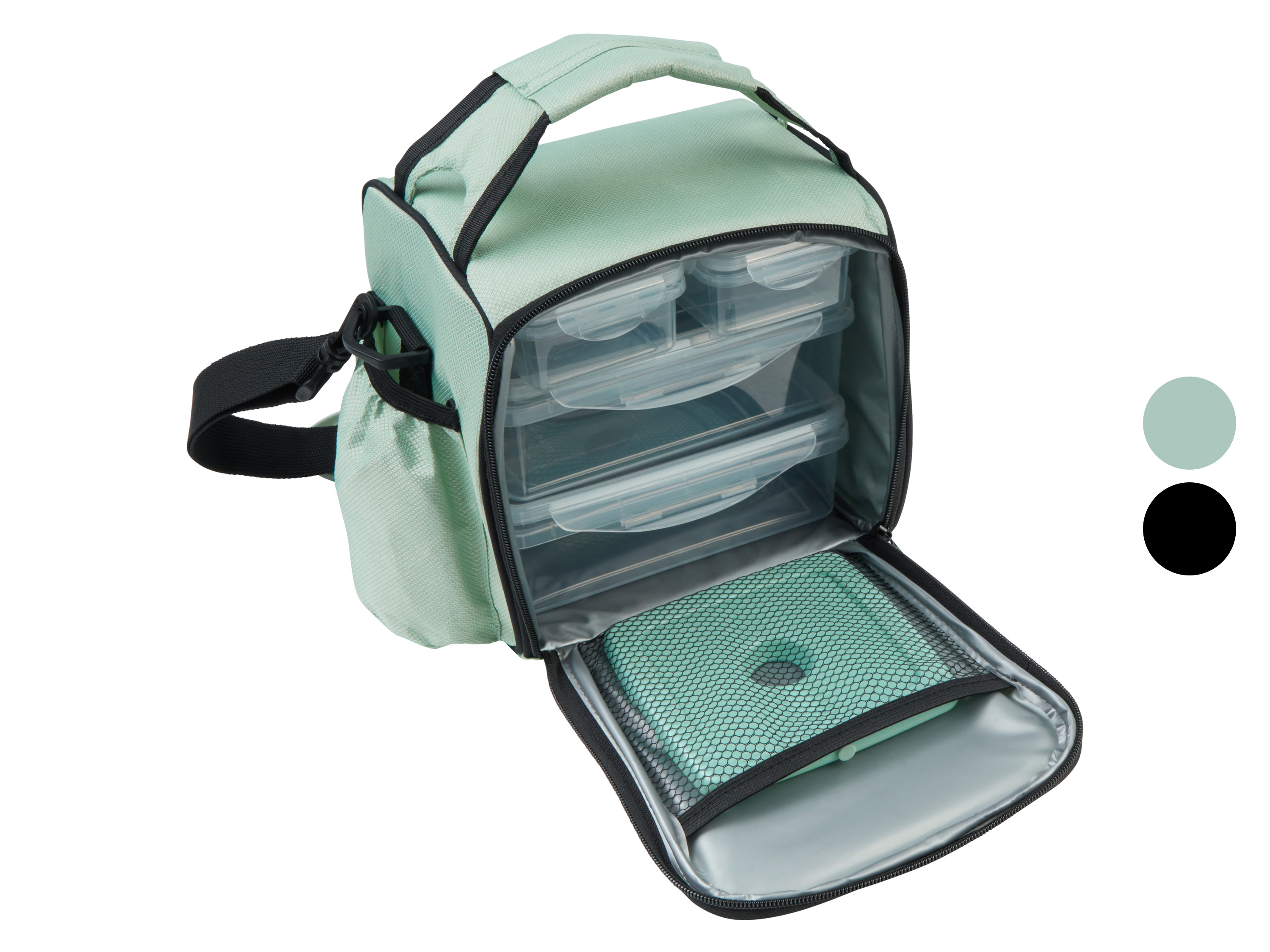 LIVARNO home Sac isotherme avec boîtes à lunch, poignée et bandoulière