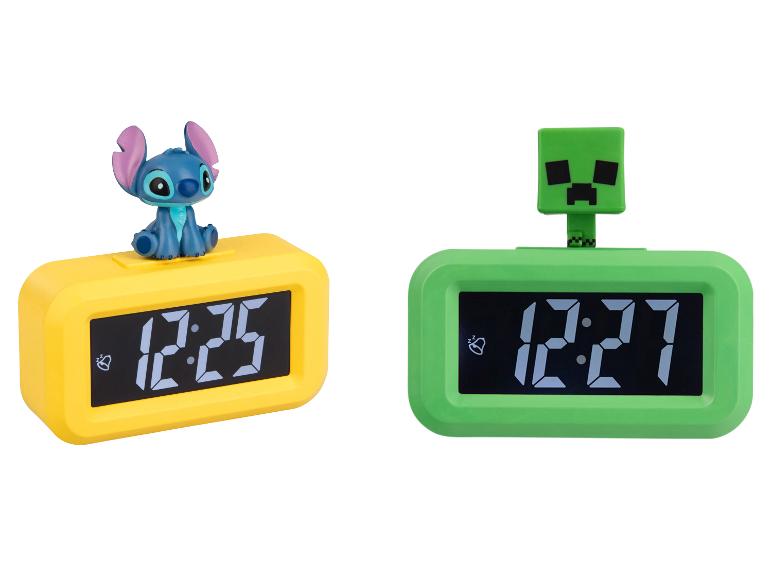 Réveils numériques Stitch et Minecraft Creeper