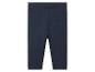 Legging bébé bleu marine uni