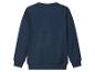 Sweat-shirt enfant bleu marine à manches longues, vue de dos.