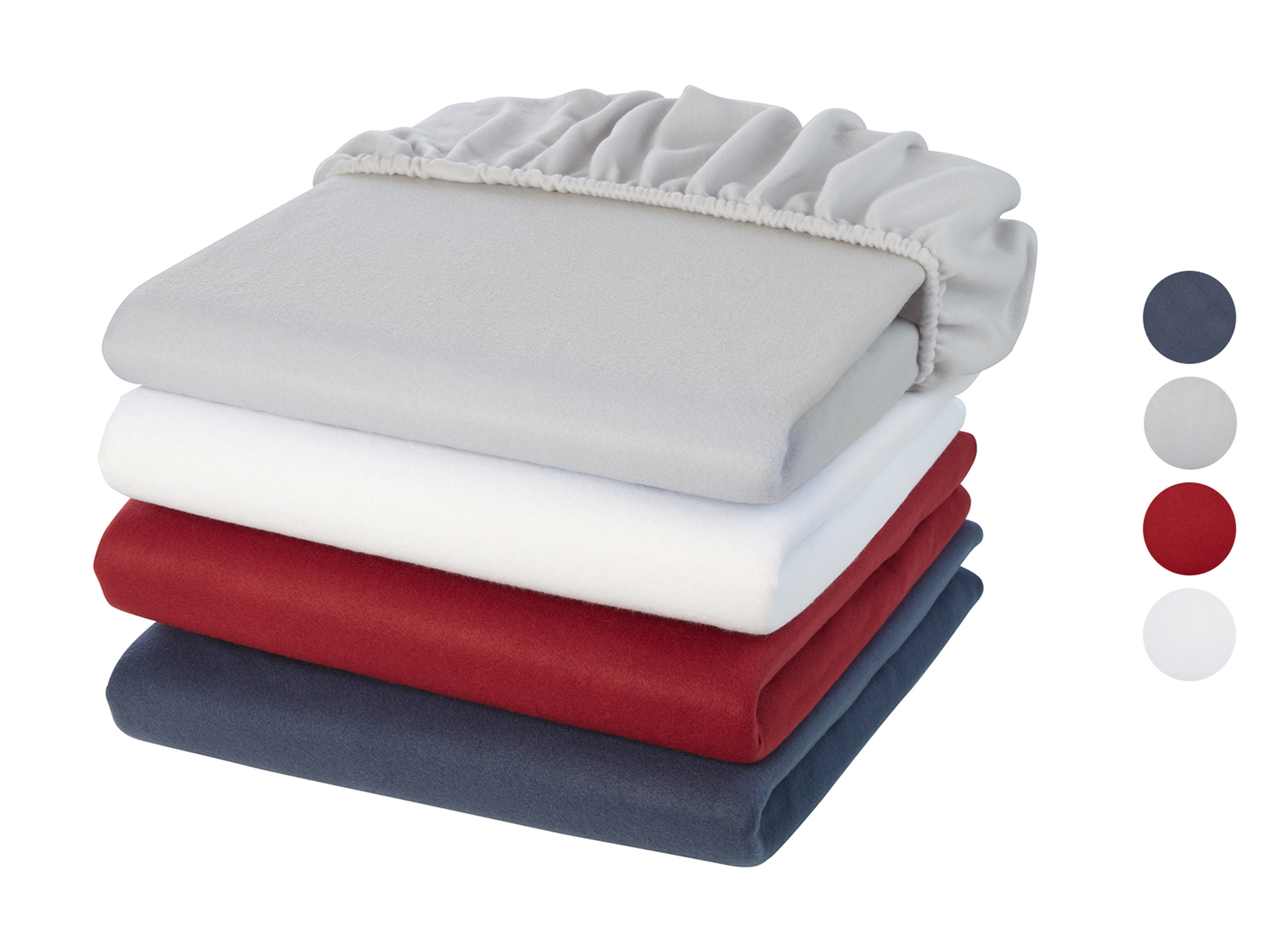 LIVARNO home Drap-housse en polaire, 180-200 x 200 cm