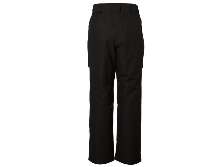 Pantalon de ski noir pour homme, vue arrière.