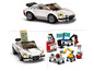 Voiture de super-héros Lego Iron Man avec des outils et une minifigure.