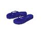 Paires de tongs bleues Crivit à plateforme.