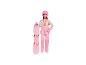 Poupée Barbie snowboardeuse avec équipement de sport et médaille.