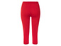 Leggings capri rouges pour femmes.