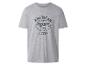 T-shirt gris avec imprimé 'American Legendary Superior Sports Championships Los Angeles California'.