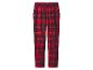 Pantalon de pyjama écossais rouge.