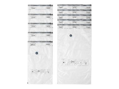 W5 Lot de 10 sacs de rangement sous vide