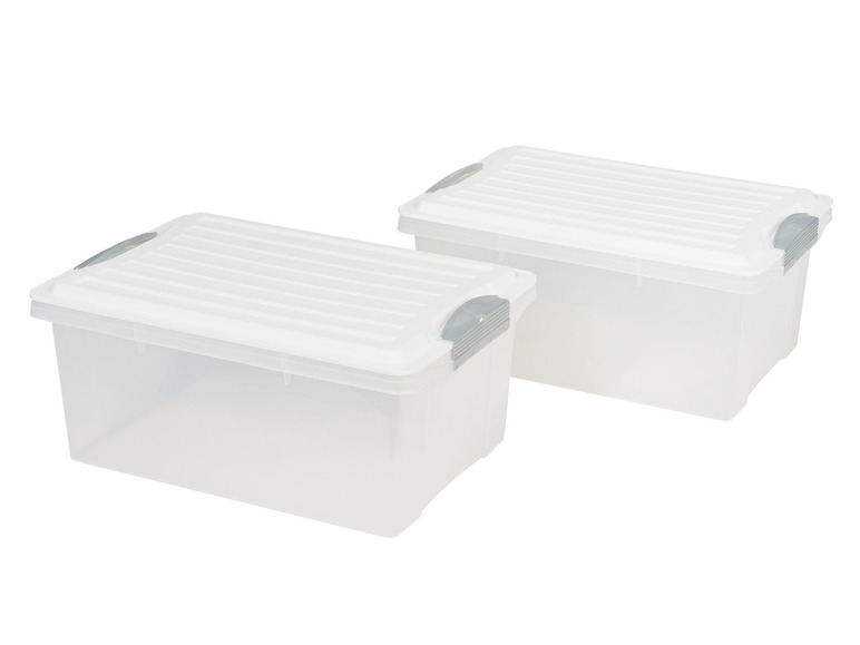 2 Boîtes De Rangement Transparentes Pour Craie - Étui Scolaire Pratique Et Léger