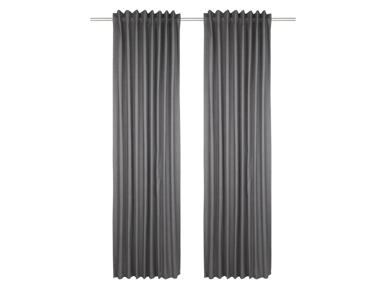 Aller en mode plein écran : LIVARNO home Lot de 2 rideaux, 135 x 254 cm - Image 6