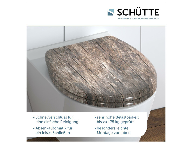 Aller en mode plein écran : Schütte Abattant WC, avec fermeture en douceur - Image 53