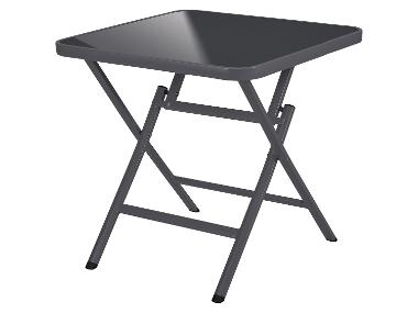 LIVARNO® Table en aluminium Houston / Toronto, 70 x 70 x 70 cm