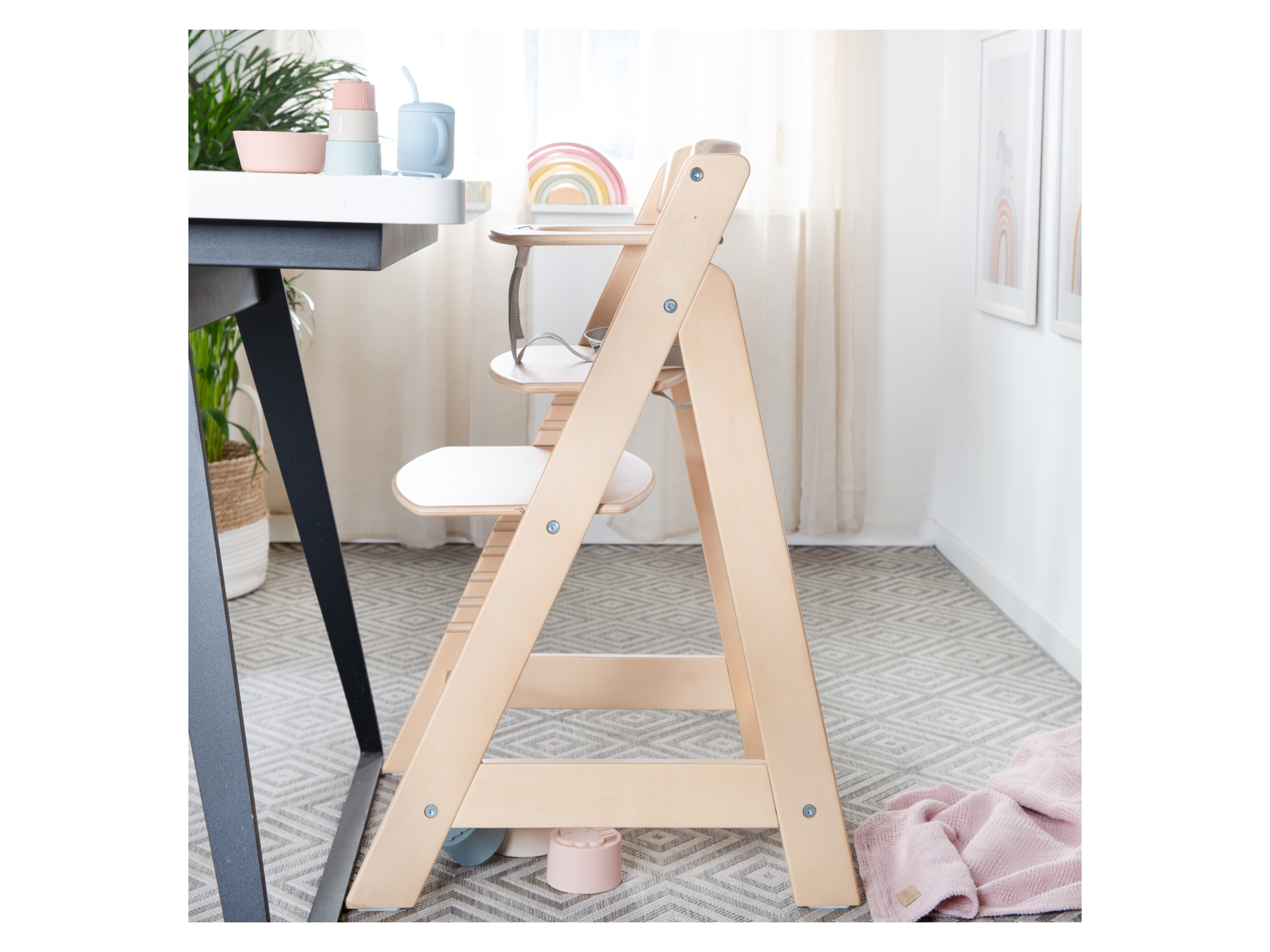 roba Chaise haute »Sit Up«, chaise haute évolutive en bois. (naturel)