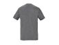 Un t-shirt gris à manches courtes, vu de dos.