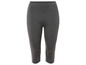 Leggings capri grises pour femme.