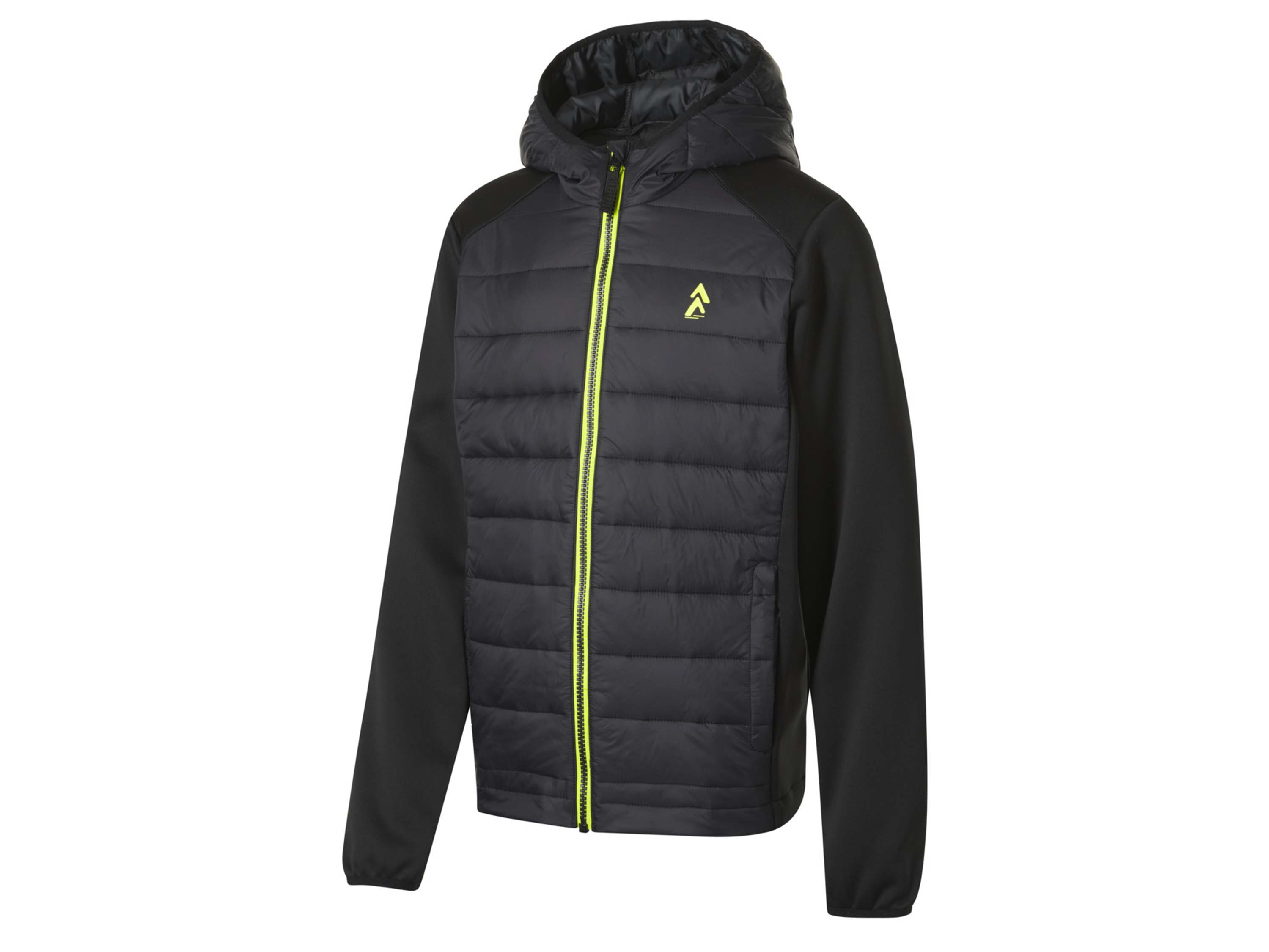 CRIVIT Veste hybride garçon (12-14 ans, noir)