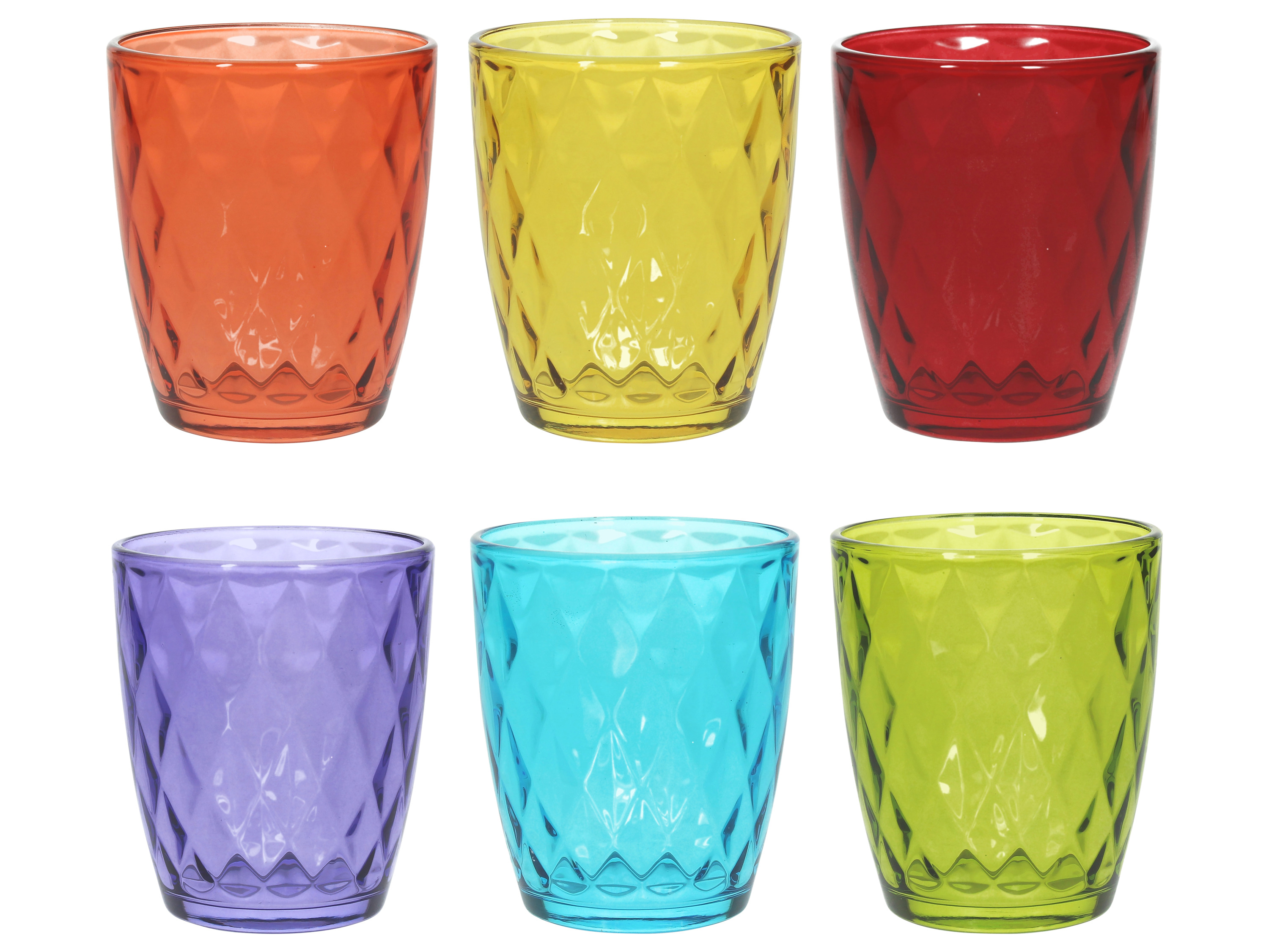 Tognana Set de verres colorés, 320ml