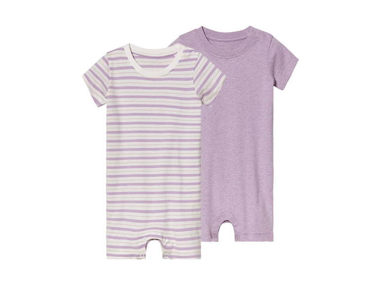Aller en mode plein écran : lupilu® Lot de 2 pyjamas bébé - Image 2